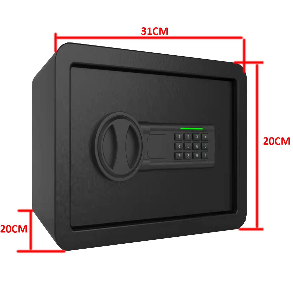 Mingyou 20SEK Elettroniku Home Steel Locker Sikurezza Safe Box Gun Safes Tresore Coffre Fort （8）