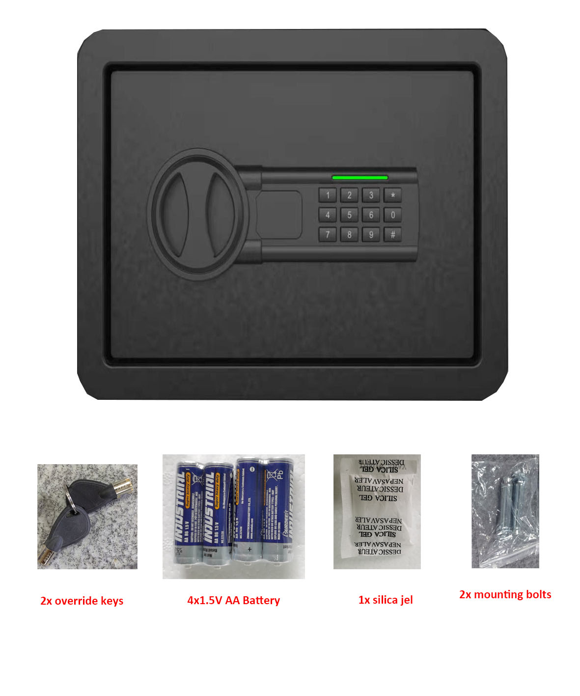 Mingyou 20SEK Electronic Home Steel Safety Locker Safe Box Bunduki Inalinda Ngome ya Tresore Coffre(9)
