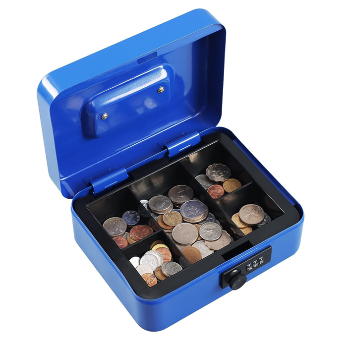 metal cash box,Small Cash safe,cash box money safe,cash safe box,Steel Cash Box Safe with Combination Lock, Money Safe Box with Removable Coin Tray,SCC series (1)